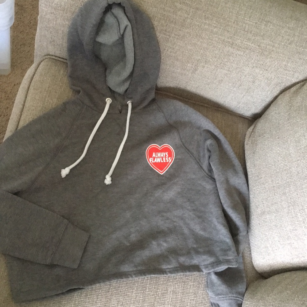 Cropped lightweight hoodie - Size S